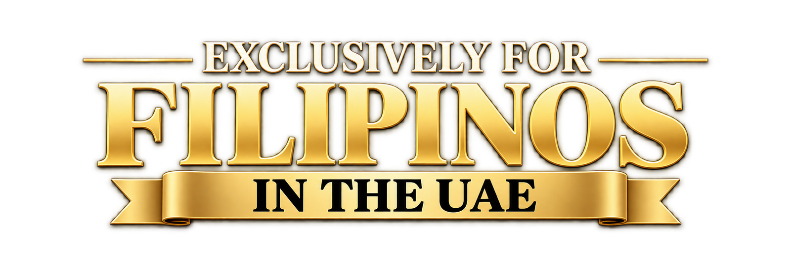 Exclusive for Filipino in the UAE
